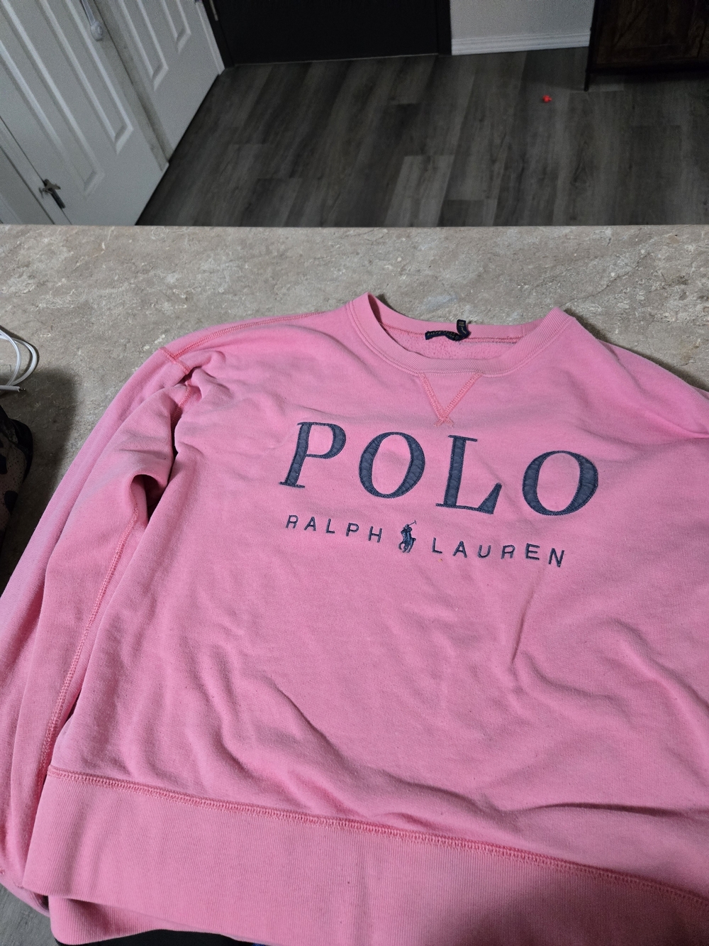 Polo Ralph Lauren Pink Logo Crewneck Sweatshirt